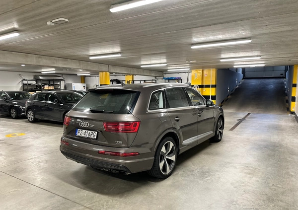 Audi Q7 cena 170000 przebieg: 140268, rok produkcji 2015 z Stęszew małe 436